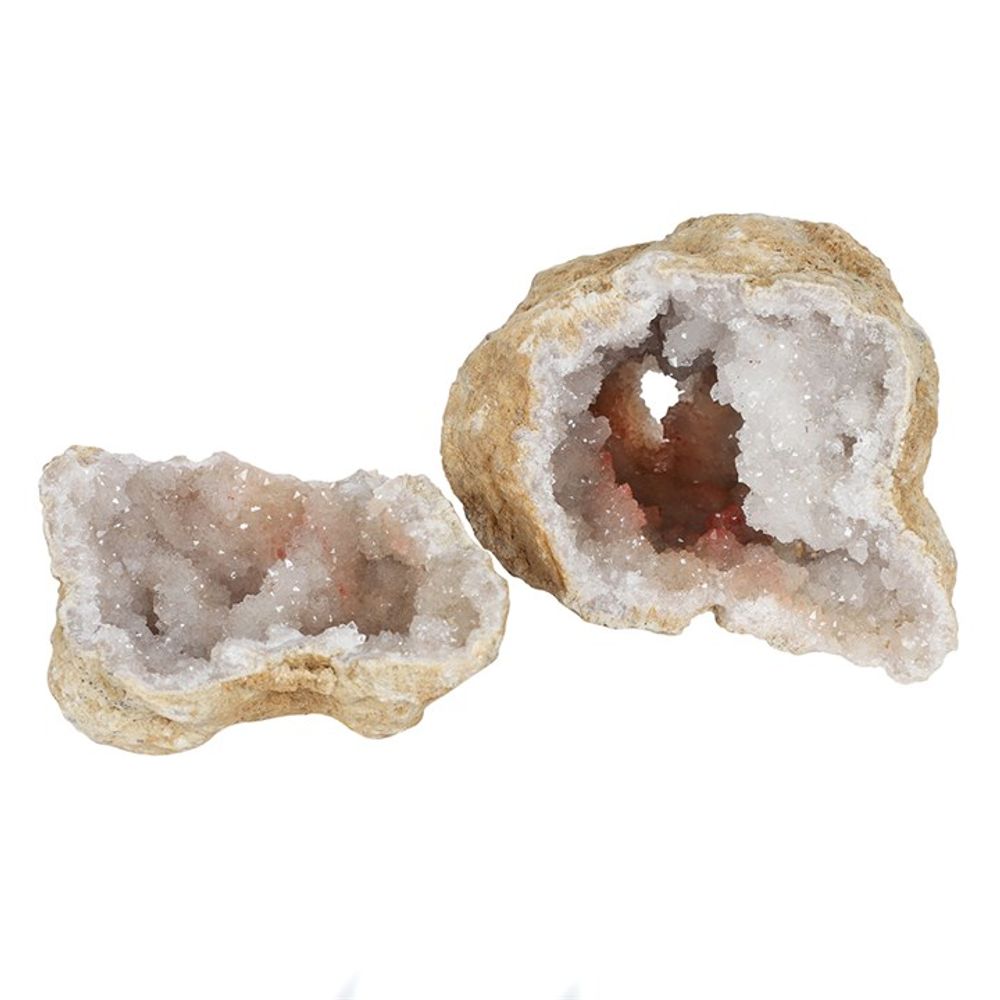 Medium White Quartz Geode N/A