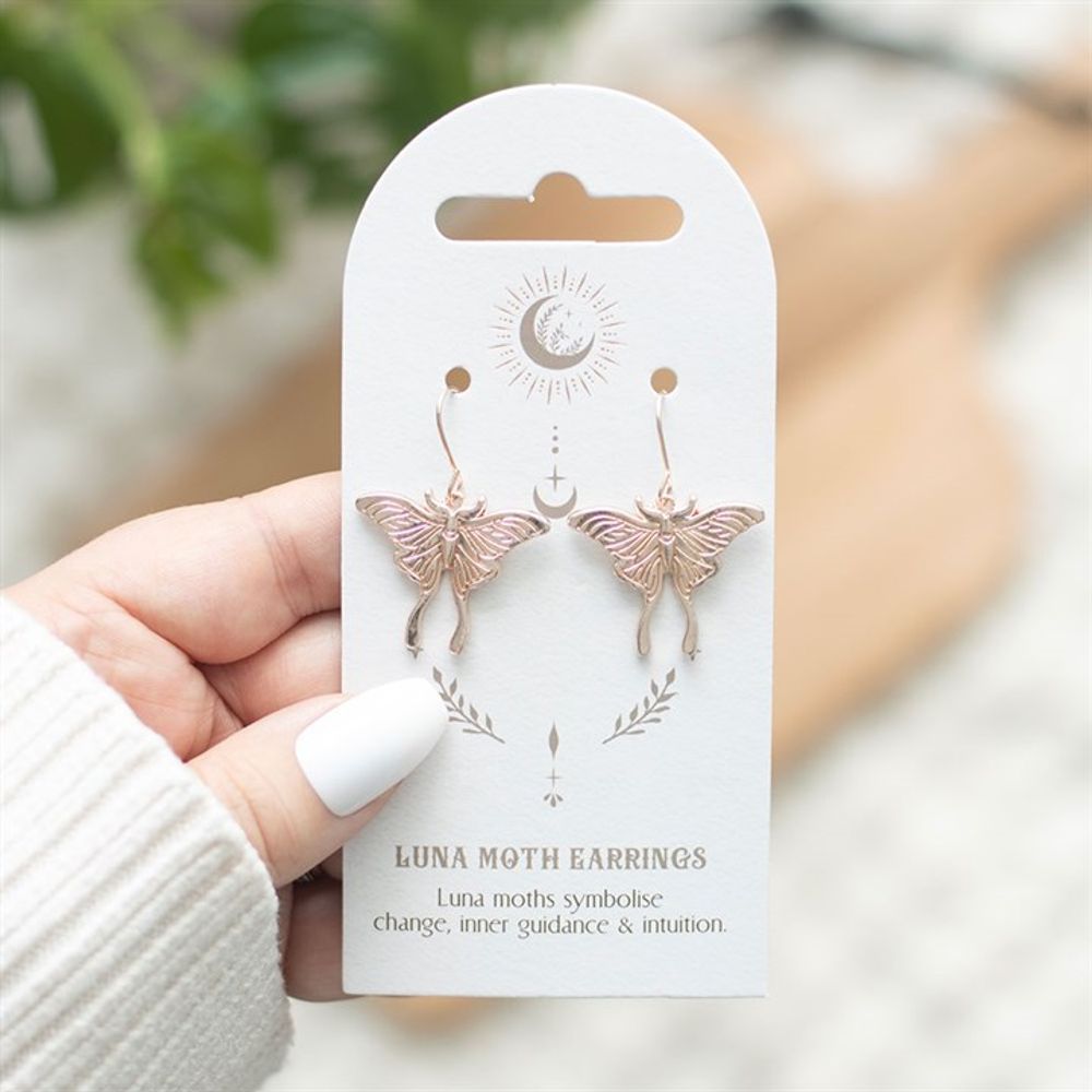 Luna Moth Earrings N/A