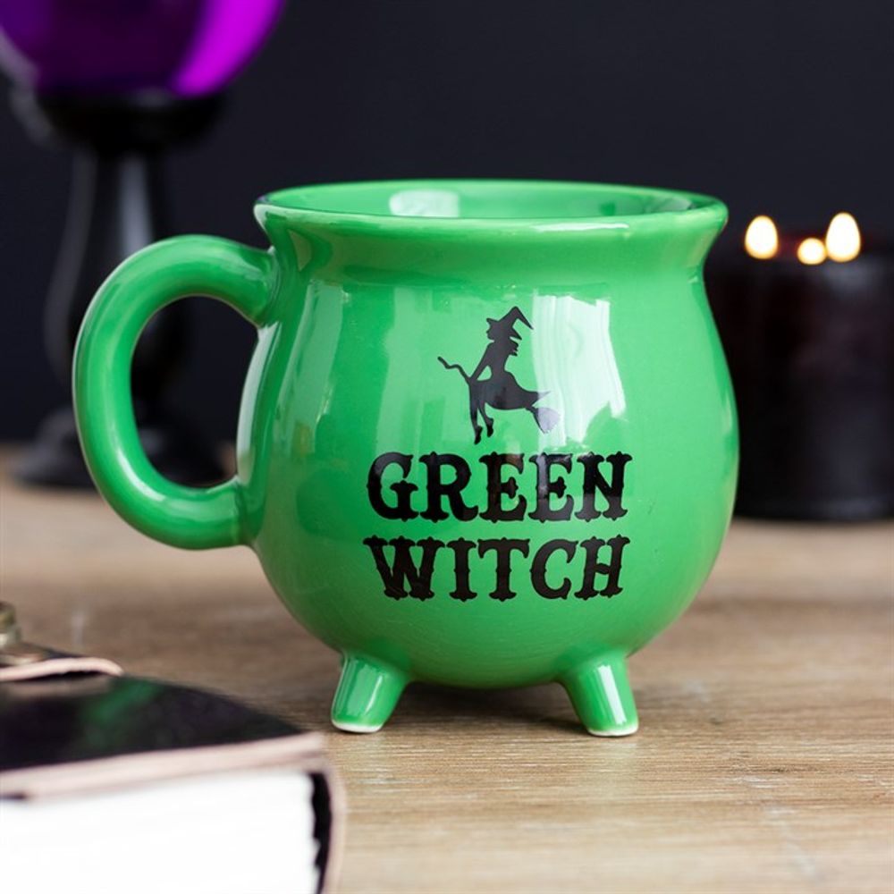 Green Witch Cauldron Mug N/A