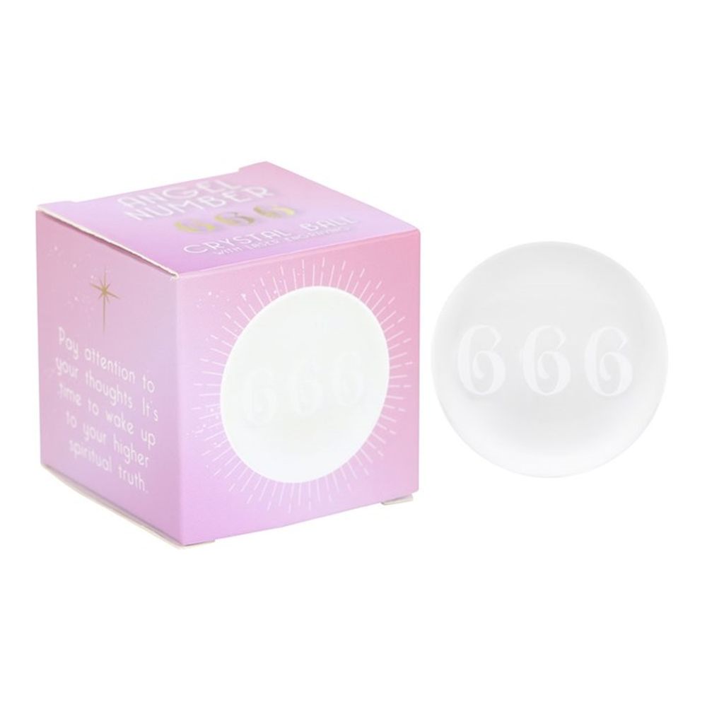 666 Angel Number Crystal Ball N/A