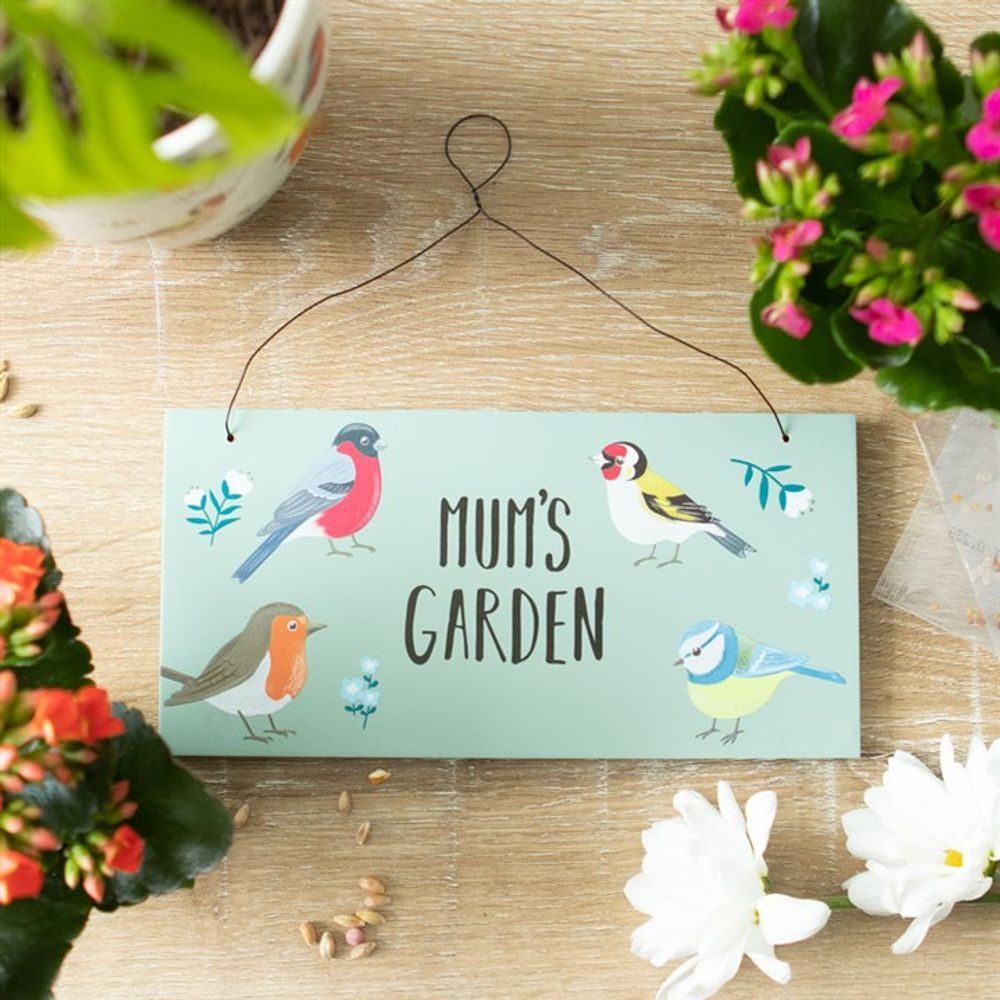 Mum's Garden British Garden Birds Sign N/A