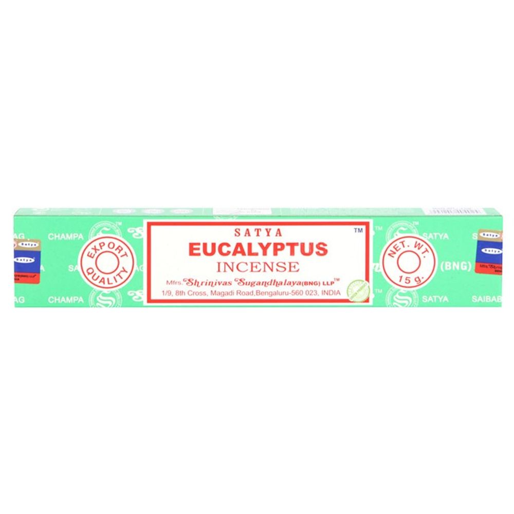 12 Packs Eucalyptus Incense Sticks by Satya N/A