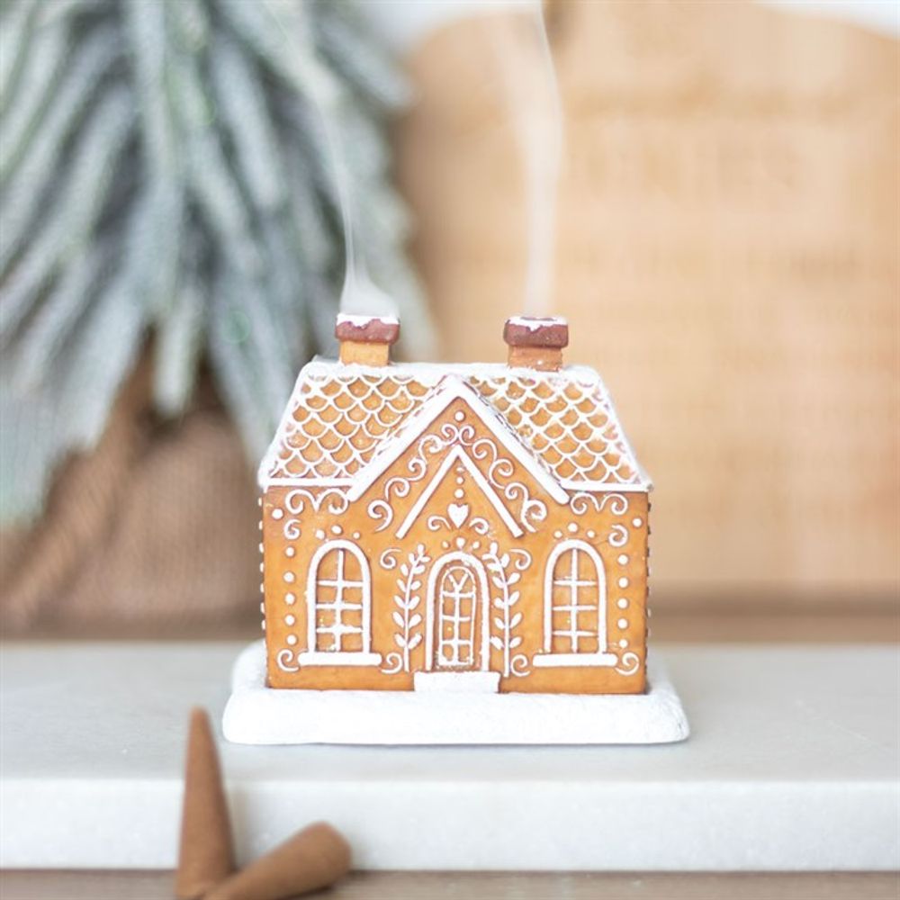 Gingerbread House Incense Cone Burner N/A