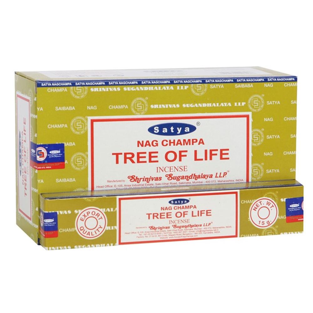 12 Packs of Tree of Life Incense Sticks by Satya N/A