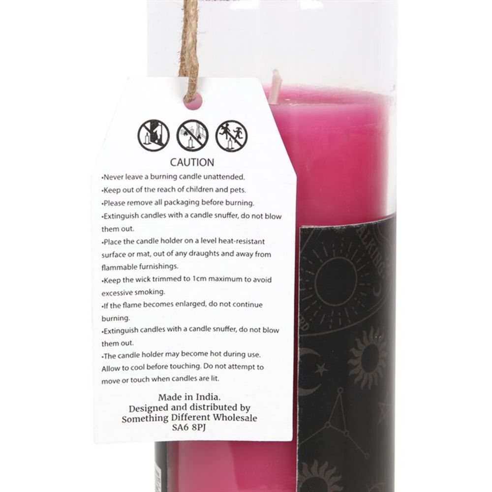 Floral 'Friendship' Spell Tube Candle N/A