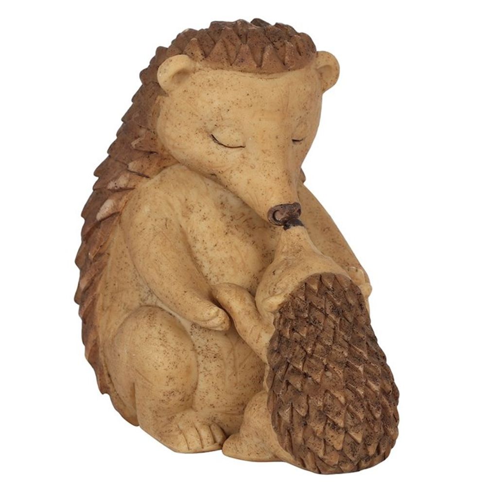 Happy Hoglet Mother and Baby Hedgehog Ornament N/A