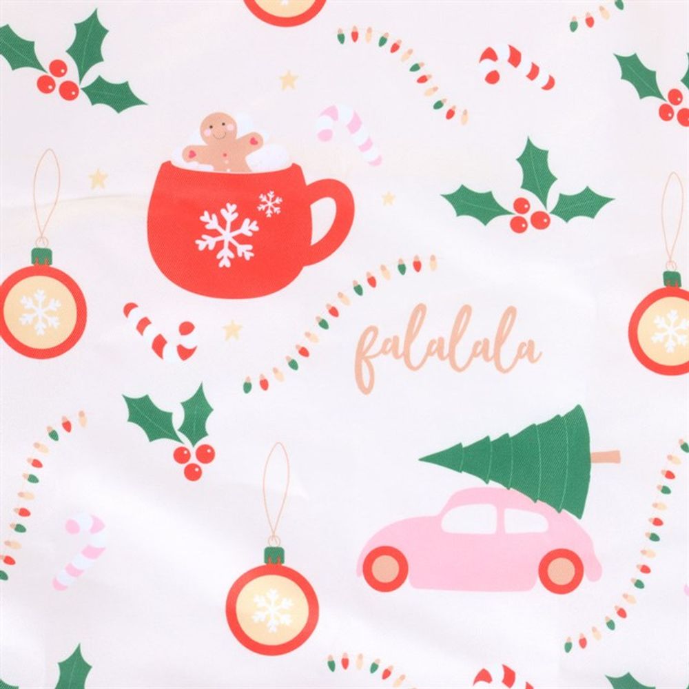 Sugarplum Fun Christmas Print Apron N/A