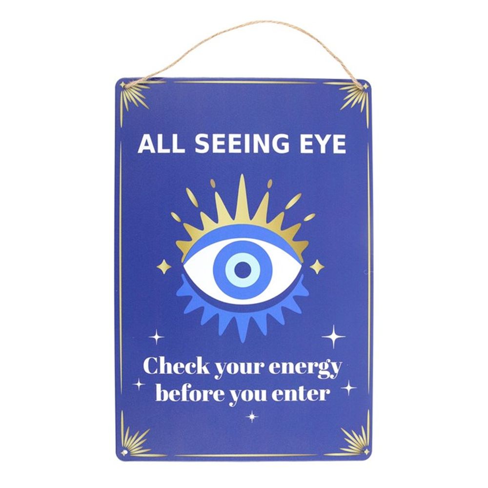 30cm All Seeing Eye Metal Hanging Sign N/A