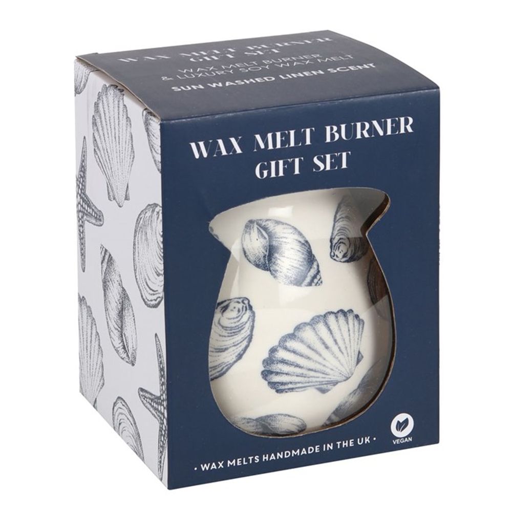 Seashell Wax Melt Burner Gift Set N/A