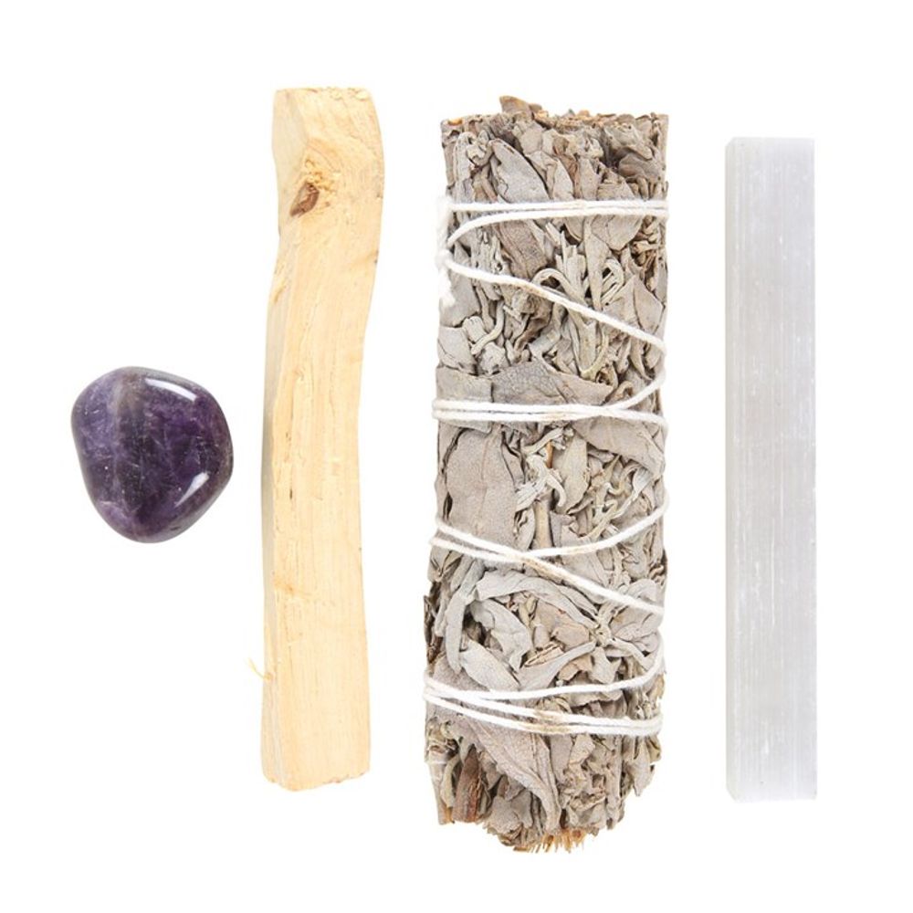 Smudge Kit with Amethyst Crystal N/A