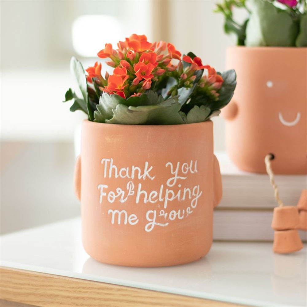 Thank You For Helping Me Grow Sitting Plant Pot Pal N/A