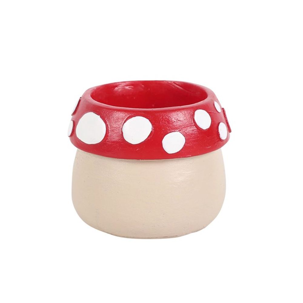 Mushroom House Resin Tealight Holder N/A