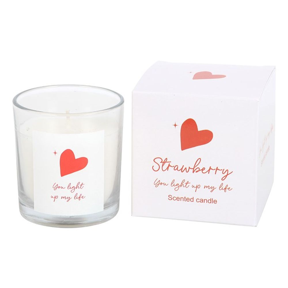 You Light Up My Life Strawberry Scented Candle N/A