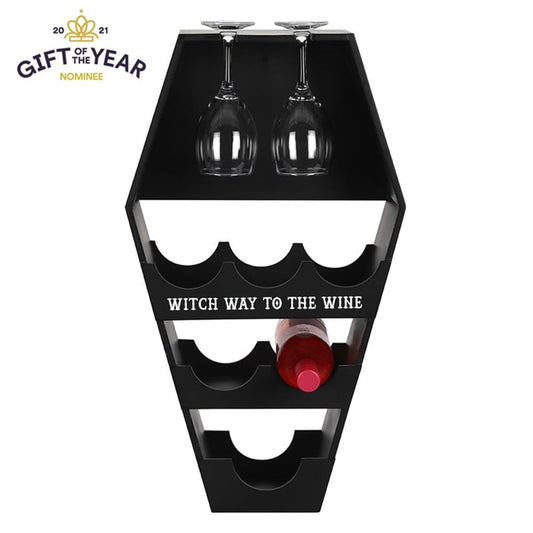 Coffin Wine Shelf N/A