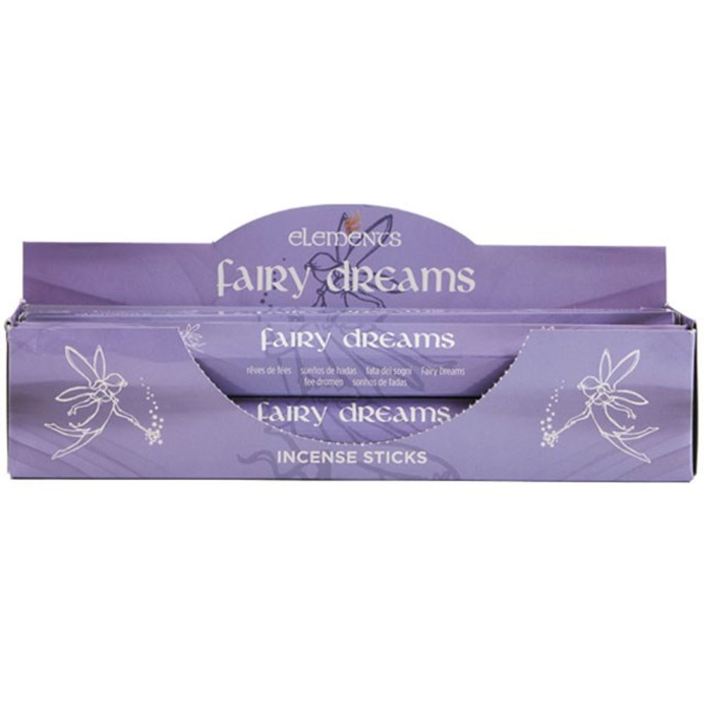 Set of 6 Packets of Elements Fairy Dreams Incense Sticks N/A