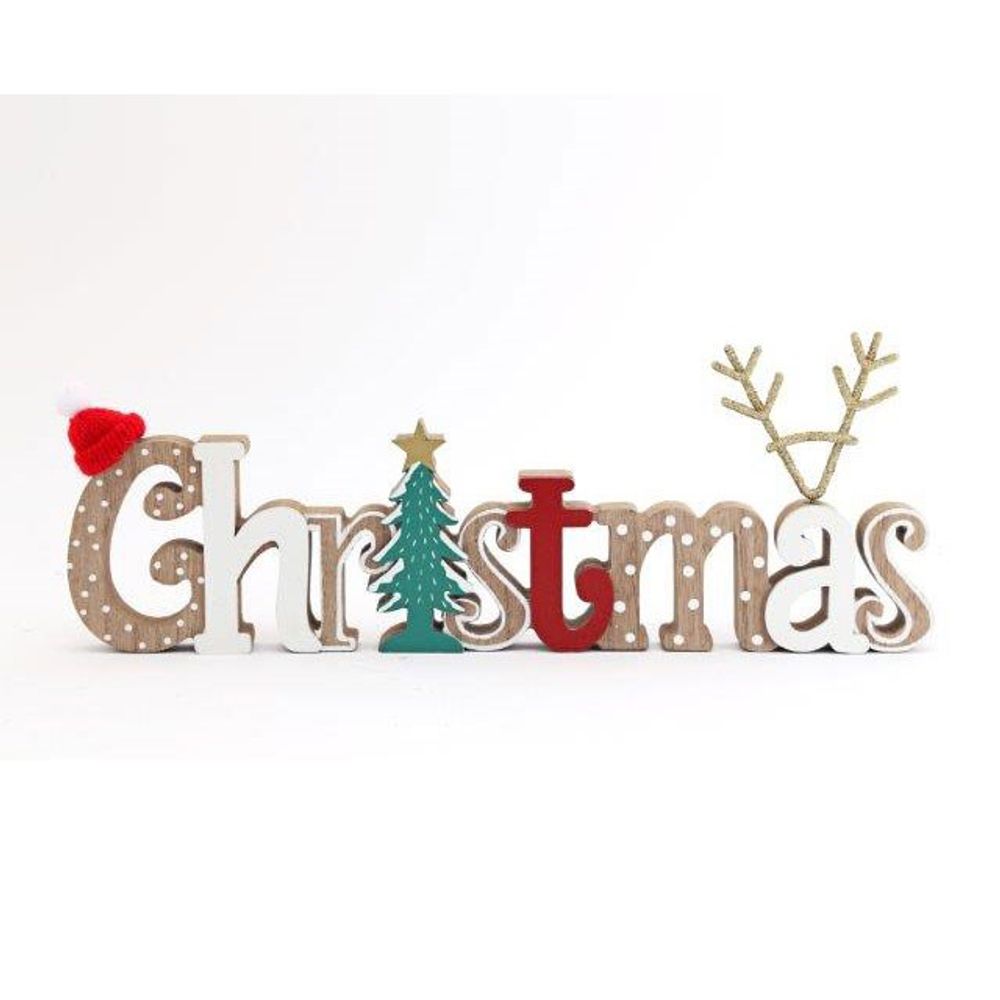 Christmas Word Ornament N/A