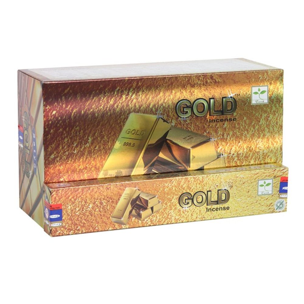 12 Packs of Gold Incense Sticks by Satya N/A