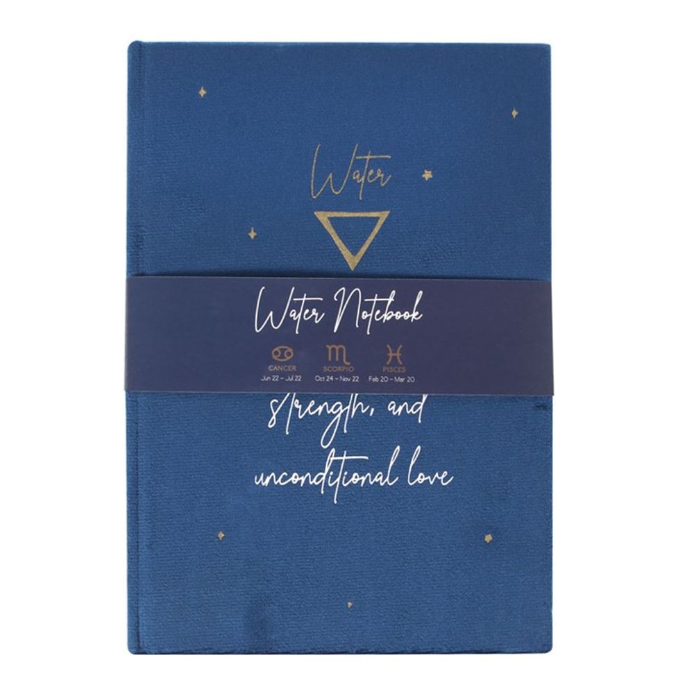 Water Element Velvet A5 Notebook N/A