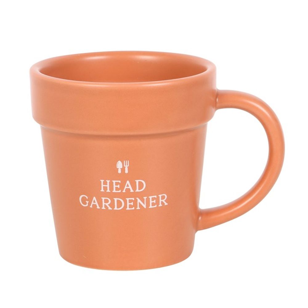 Head Gardener Ceramic Plant Pot Mug and Spoon N/A