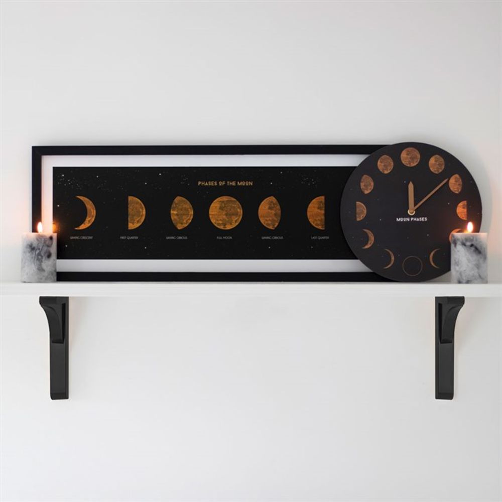 Moon Phases Print in Frame N/A