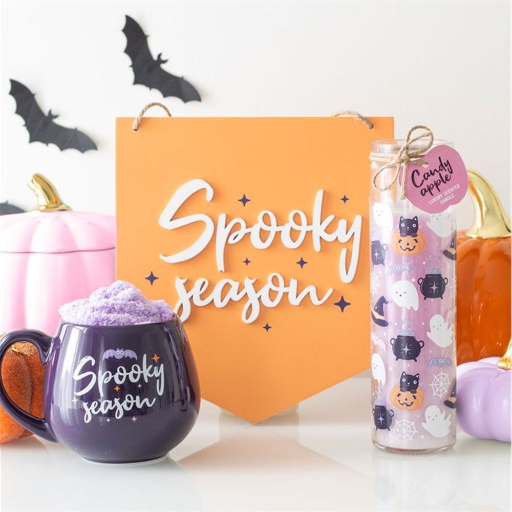 Orange Spooky Season Hanging Sign N/A