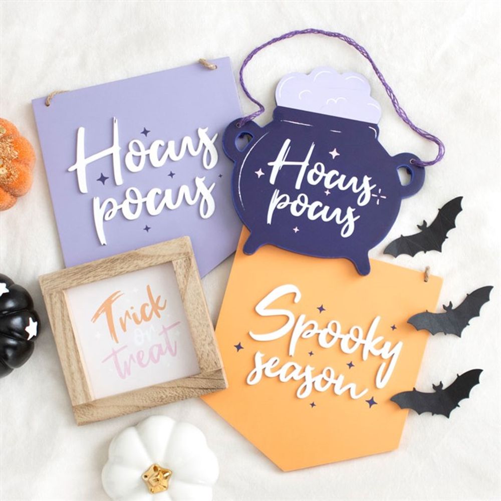 Purple Hocus Pocus Hanging Sign N/A