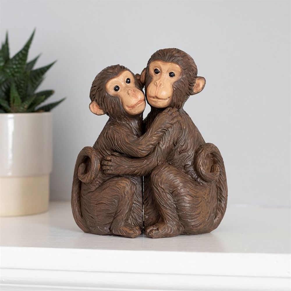 Monkey Couple Ornament N/A