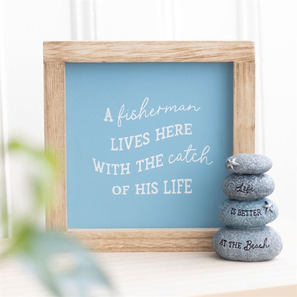 Life is Better at the Beach Resin Stone Ornament N/A