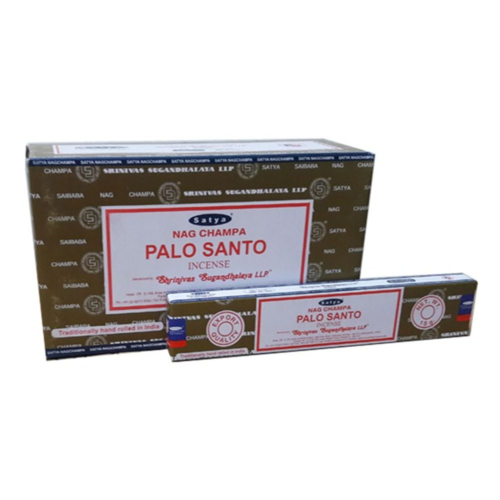 Set of 12 Packets of Palo Santo Incense Sticks by Satya N/A