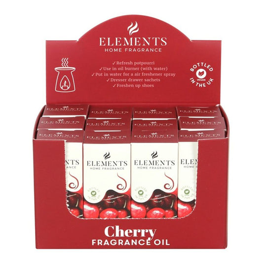 Set of 12 Elements Cherry Fragrance Oils N/A