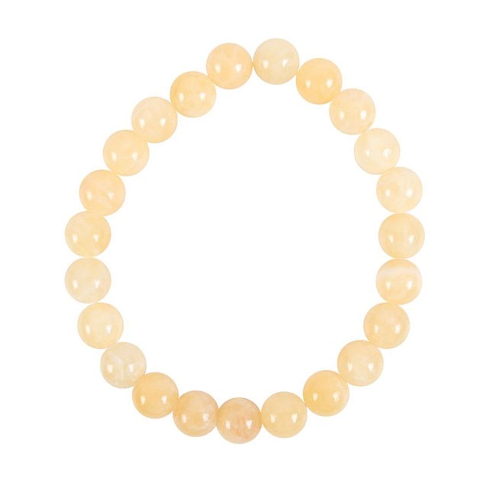 Solar Plexus Chakra Yellow Jade Gemstone Bracelet N/A