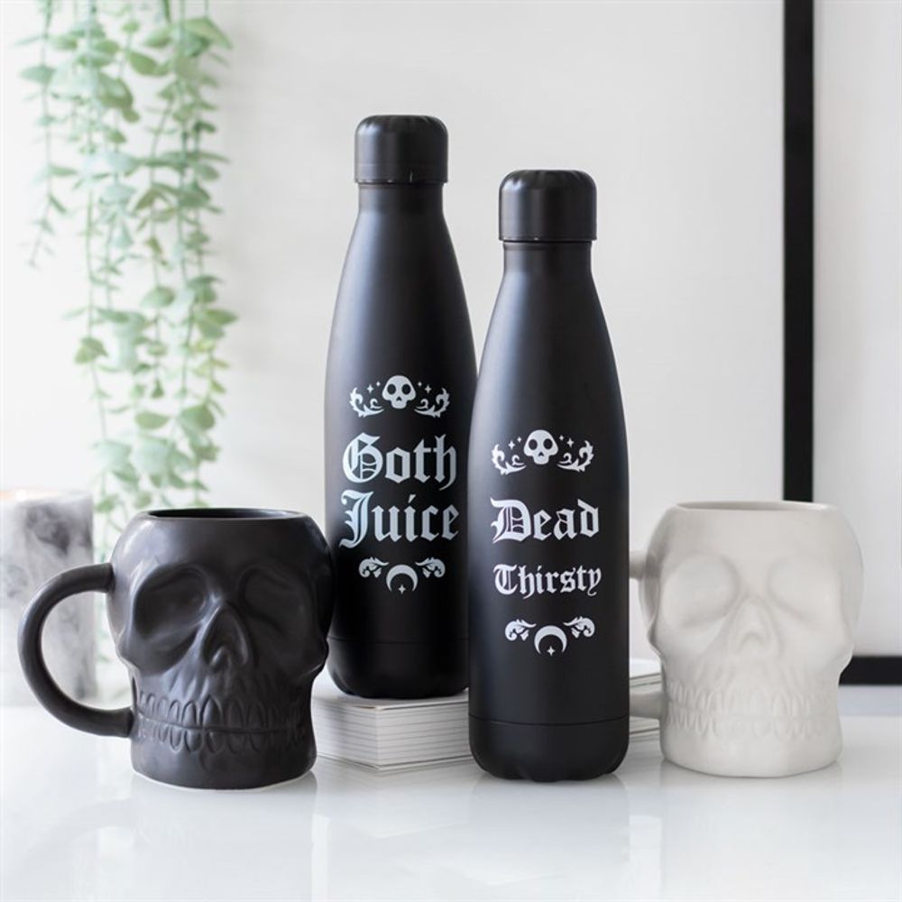 Matte White Skull Mug N/A