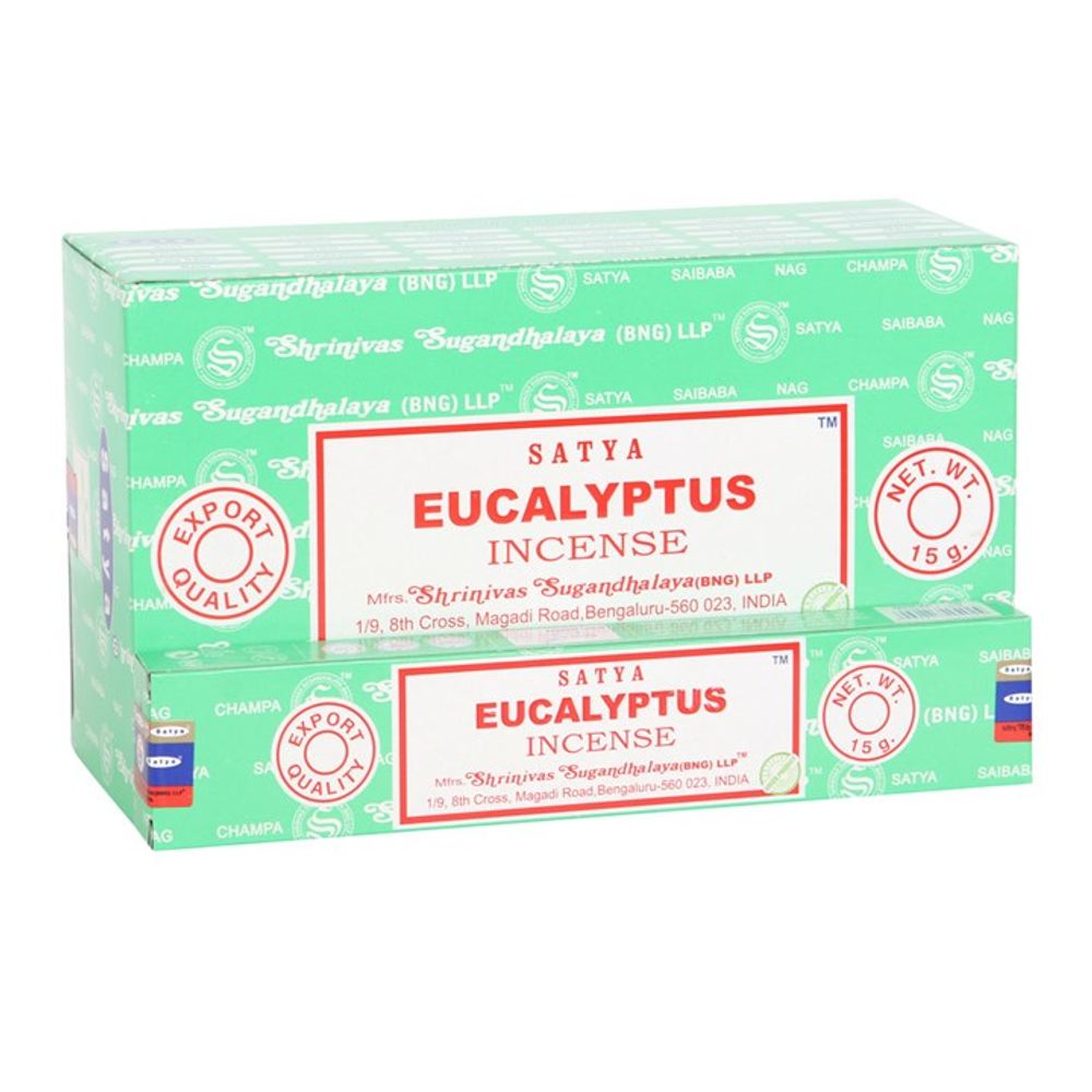 12 Packs Eucalyptus Incense Sticks by Satya N/A