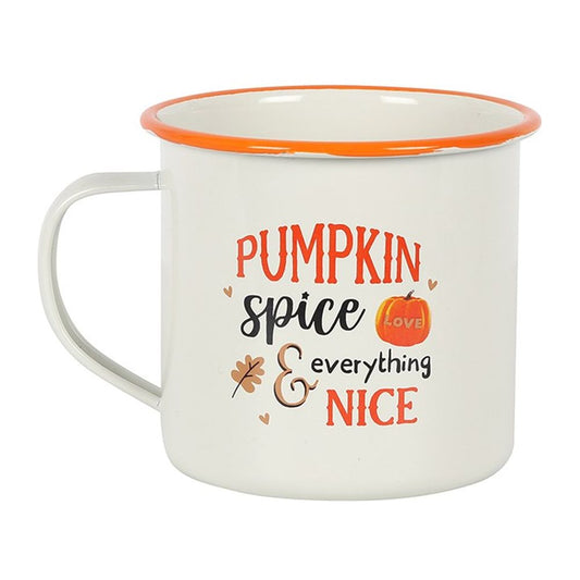 Pumpkin Spice Enamel Mug N/A