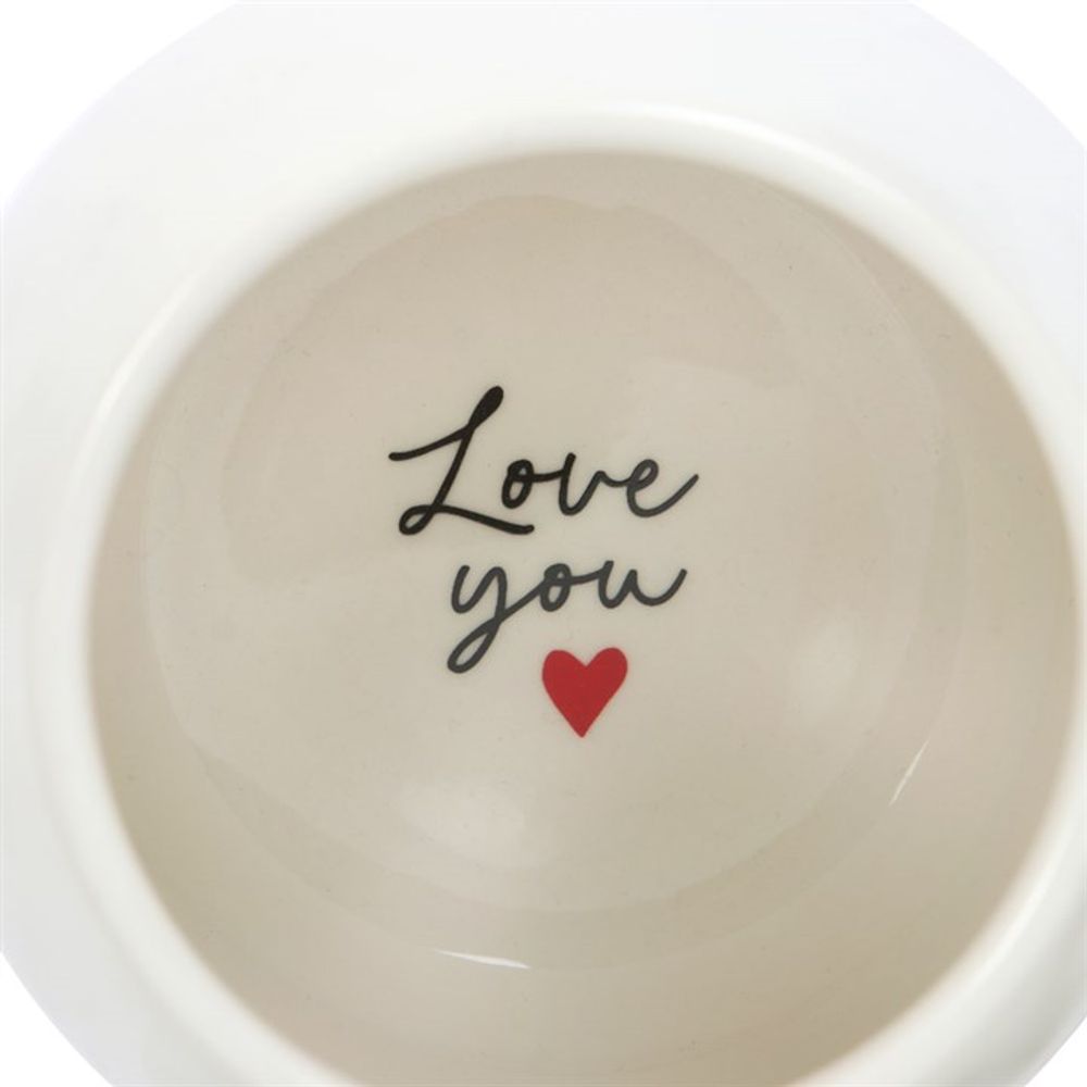 Love Heart Hidden Message Rounded Mug N/A