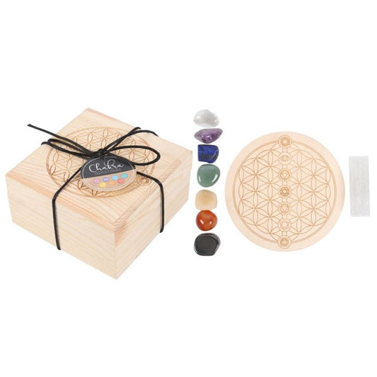 Chakra Crystal Grid Gift Set N/A