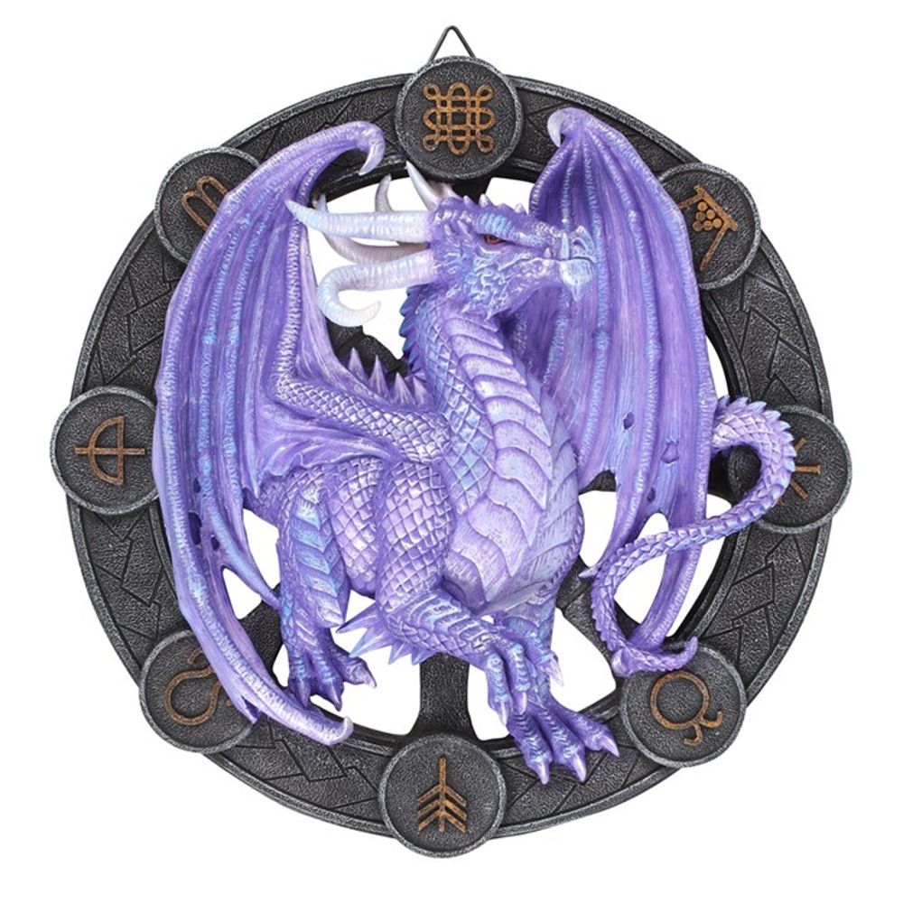 Samhain Dragon Resin Wall Plaque by Anne Stokes N/A