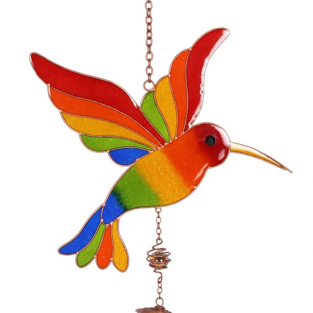 Multicoloured Hummingbird Windchime N/A