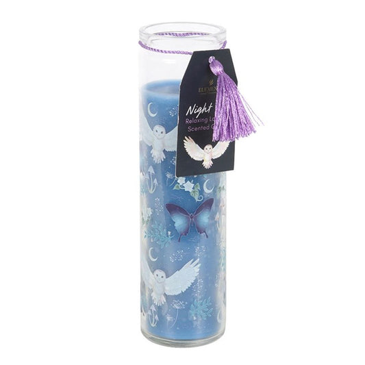 Night Owl Lavender Tube Candle N/A