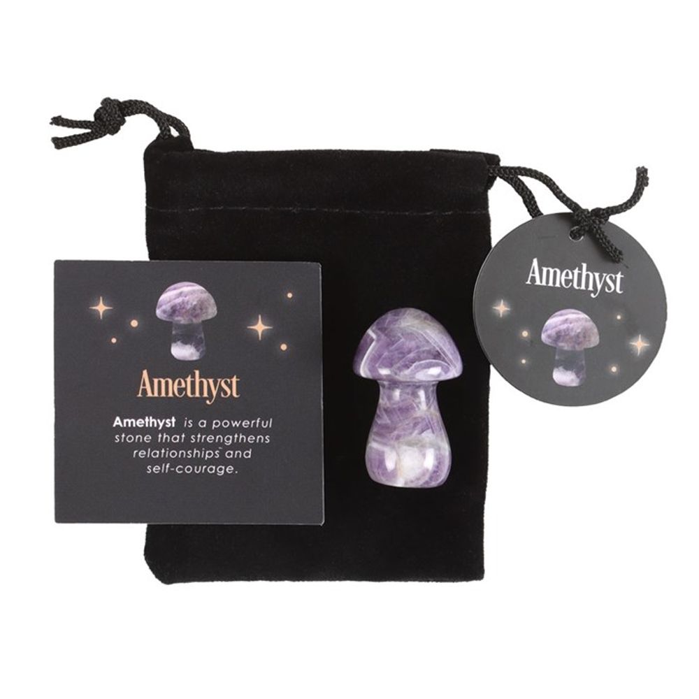 Magical Amethyst Crystal Mushroom N/A