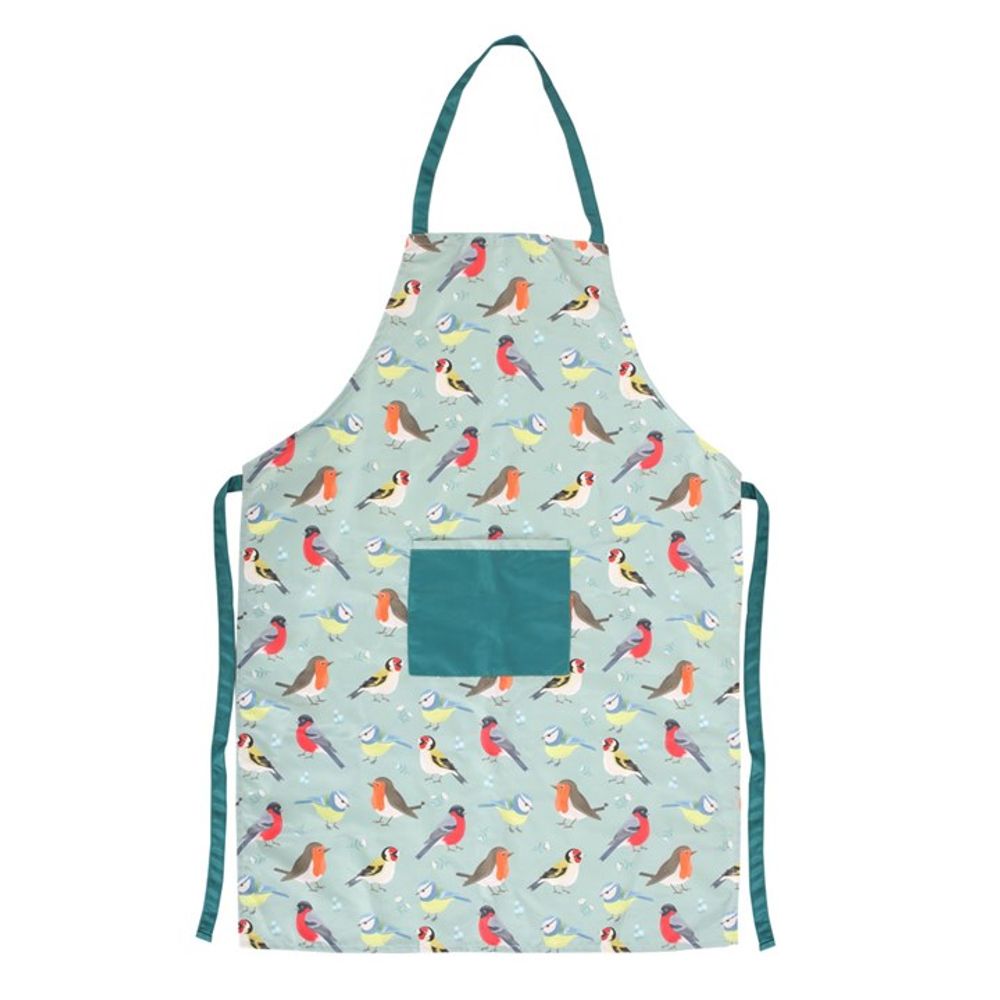 British Garden Birds Cotton Apron N/A