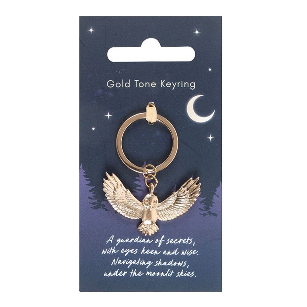 Night Owl Metal Keyring N/A