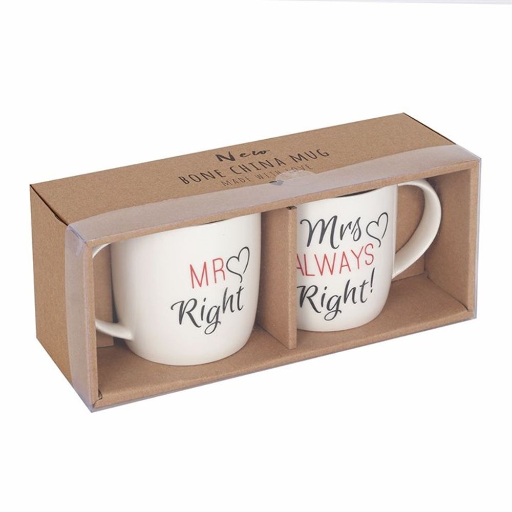 Set of 2 Mr & Mrs Mugs N/A