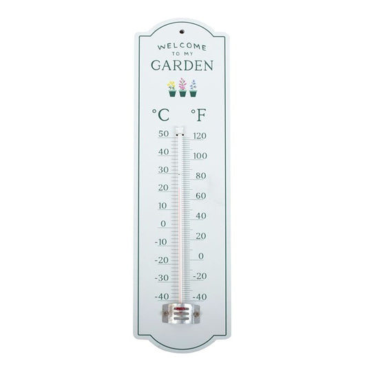 Welcome to My Garden Wall Thermometer N/A