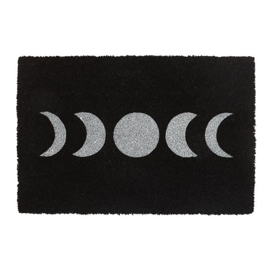 Black Moon Phase Doormat N/A