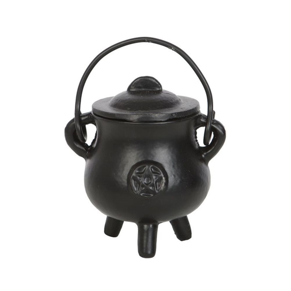 7.5cm Smooth Cast Iron Cauldron with Pentagram N/A