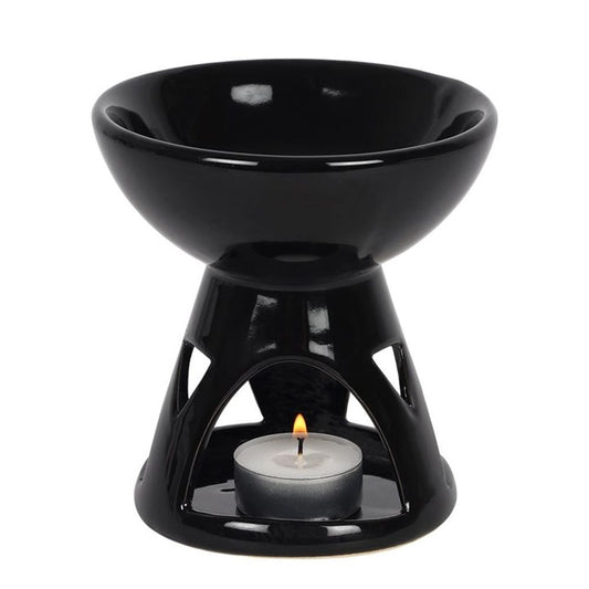 Black Deep Bowl Oil Burner N/A