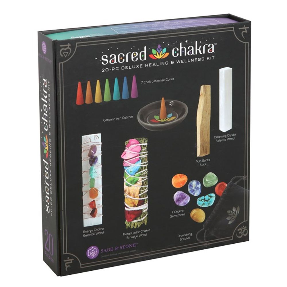 Sacred Chakra Deluxe Healing and Wellness Kit N/A