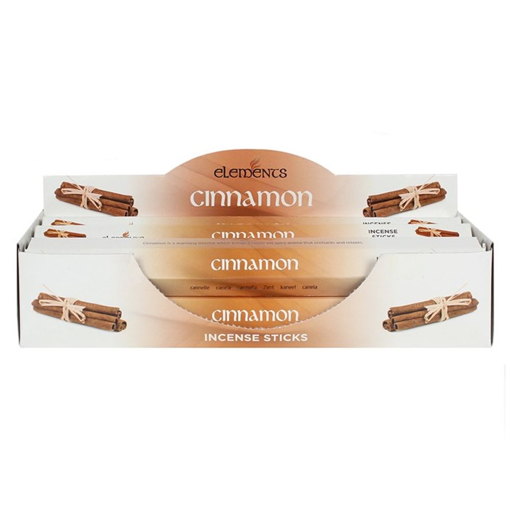 Set of 6 Packets of Elements Cinnamon Incense Sticks N/A