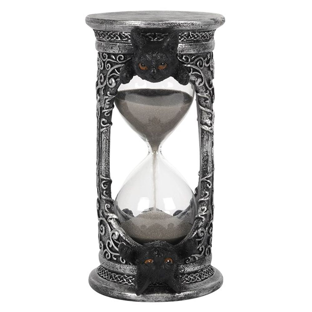 17cm Black Cat Hourglass Timer N/A